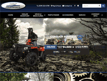 Tablet Screenshot of holtpowersports.com